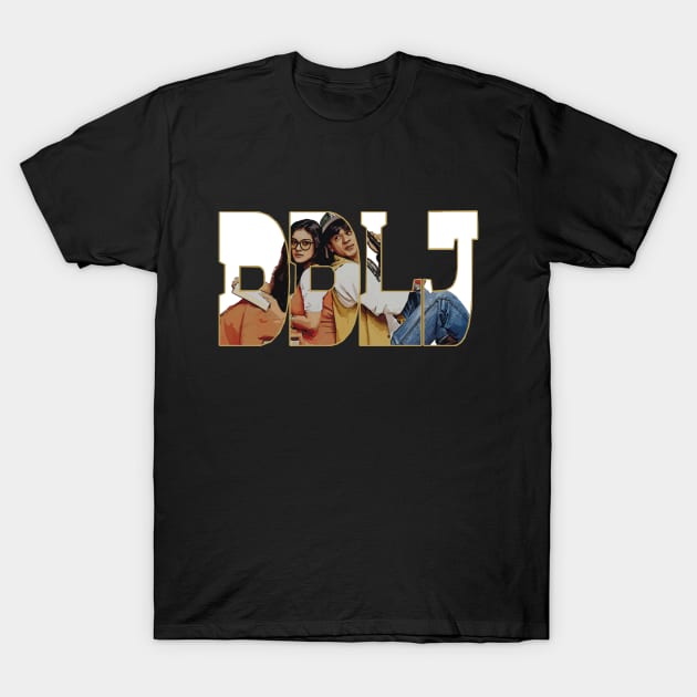 DDLJ Hindi Cinema Classic Movie For 90's Kids T-Shirt by JammyPants